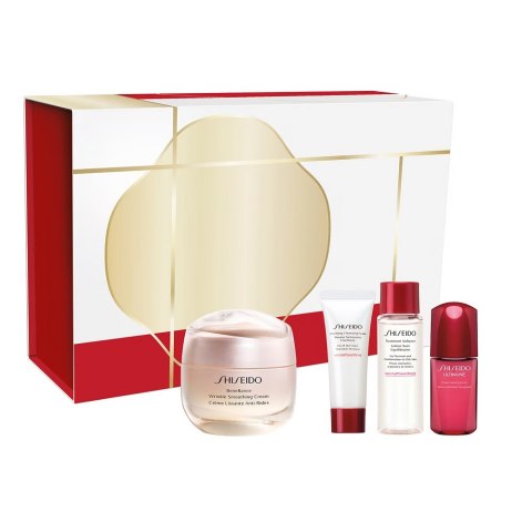 Shiseido Wrinkle Correcting Ritual zestaw krem wygładzający zmarszczki 50ml + pianka oczyszczająca 15ml + lotion do twarzy 30ml + serum p