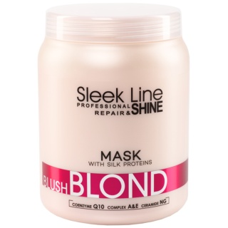 Stapiz Sleek Line Blush Blond Maska do Włosów Blond z Jedwabiem 1L