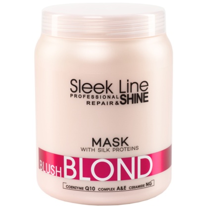Stapiz Sleek Line Blush Blond Maska do Włosów Blond z Jedwabiem 1L