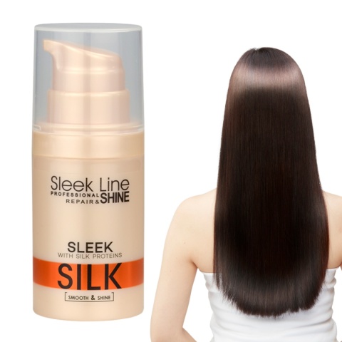 Stapiz Sleek Line Silk Odżywka Jedwabna do Włosów bez Spłukiwania 30ml