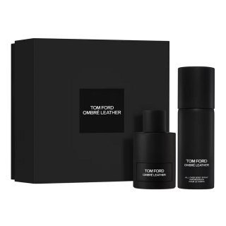 Tom Ford Ombre Leather zestaw woda perfumowana spray 100ml + mgiełka do ciała 150ml