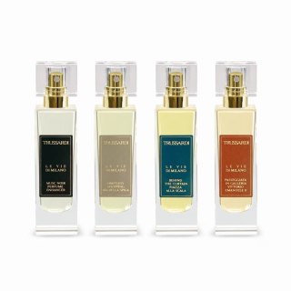 Trussardi Le Vie Di Milano zestaw Musc Noir Perfume Enhancer woda perfumowana spray 15ml + Limitless Shopiing Via Della Spiga woda perfumo