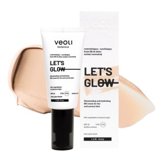 Veoli Botanica Let's Glow rozświetlająco-nawilżający krem BB do skóry suchej i normalnej 1.5 N Ivory 30ml