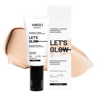 Veoli Botanica Let's Glow rozświetlająco-nawilżający krem BB do skóry suchej i normalnej 2.0 W Vanilla 30ml