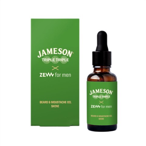 Zew For Men Jameson Triple Triple x ZEW for men olejek do brody z połyskiem 30ml
