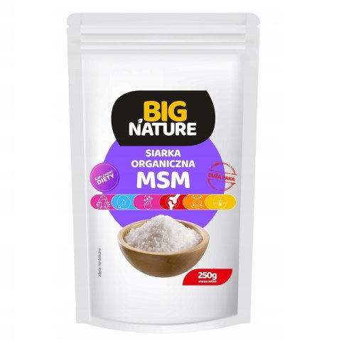 Big Nature MSM Siarka Organiczna suplement diety 250g