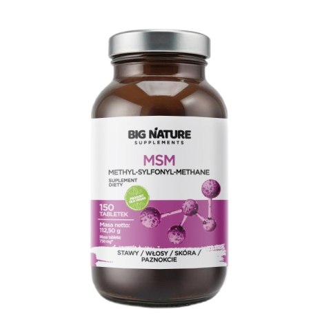Big Nature MSM suplement diety 150 tabletek