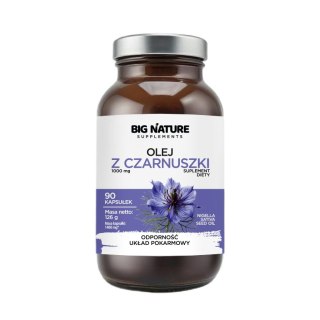 Big Nature Olej z czarnuszki suplement diety 90 kapsułek