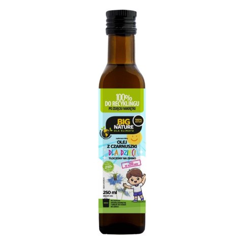 Big Nature Olej z czarnuszki tłoczna zimno dla dzieci 250ml