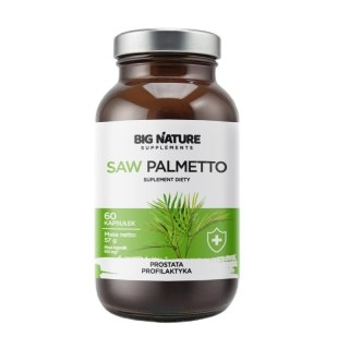Big Nature Saw Palmetto suplement diety 60 kapsułek