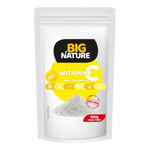 Big Nature Witamina C kwas L-askorbinowy suplement diety 500g