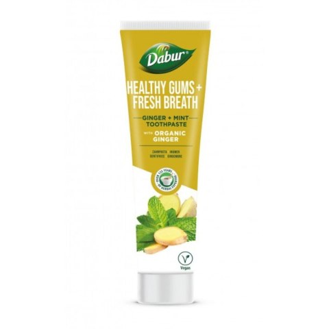Dabur Ginger + Mint Toothpaste pasta do zębów z organicznym imbirem i miętą 100ml