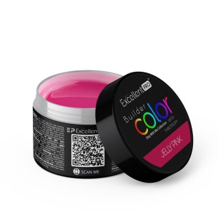 Excellent PRO Builder Color With Thixotropy żel budujący Jelly Pink 15g