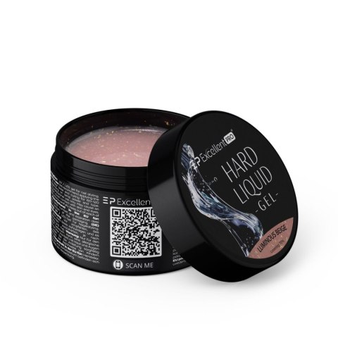 Excellent PRO Hard Liquid Gel żel budujący Luminous Beige 15g