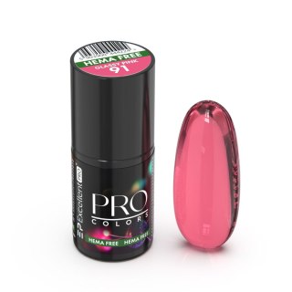 Excellent PRO Pro Colors Hema Free lakier hybrydowy 91 Glassy Pink 7g