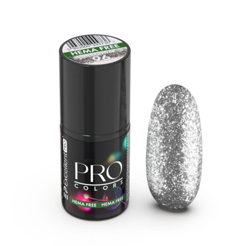 Excellent PRO Pro Colors Hema Free lakier hybrydowy 96 Full Glitter 7g