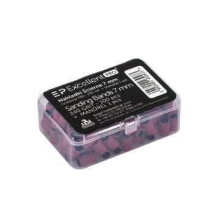 Excellent PRO Sanding Bands jednorazowe opaski ścierne o gradacji 240 z nośnikiem o średnicy 7mm 100szt