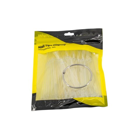 Excellent PRO Sharp Clear transparentny wzornik brylok w kształcie odwróconego szpica 50szt