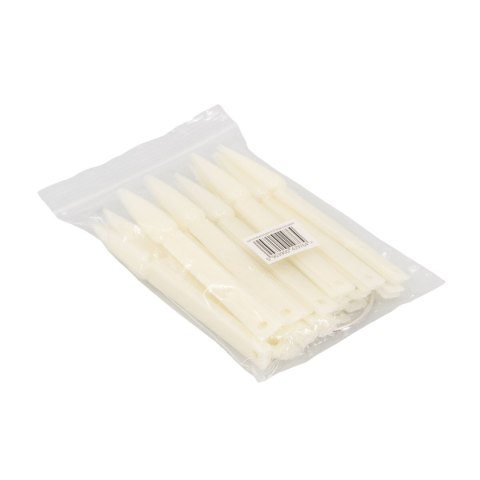 Excellent PRO Sharp Natural wzornik brylok w kształcie szpica w mlecznym kolorze 50szt