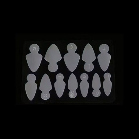 Excellent PRO Silikonowe foremki do french na dualform C 12szt