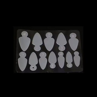 Excellent PRO Silikonowe foremki do french na dualform D 12szt