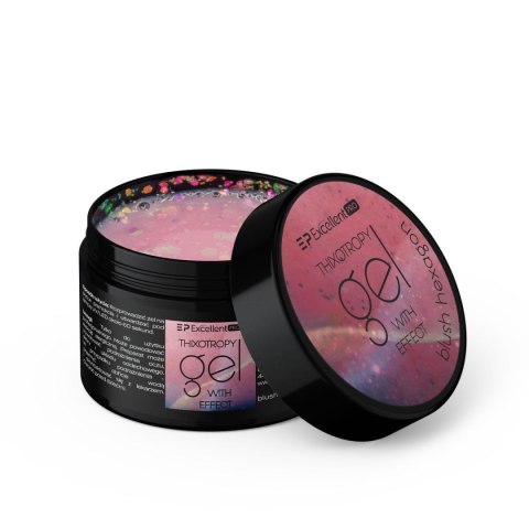 Excellent PRO Thixotropy Gel With Effect żel budujący Blush Hexagon 50g