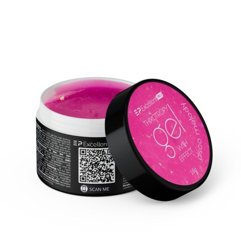 Excellent PRO Thixotropy Gel With Effect żel budujący Disco Melody 15g