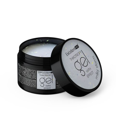 Excellent PRO Thixotropy Gel With Effect żel budujący Milky Storm 15g