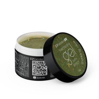 Excellent PRO Thixotropy Gel With Effect żel budujący Sparkling Olive 15g