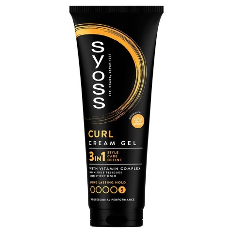 Syoss Curl Control kremowy żel do stylizacji włosów kręconych 250ml