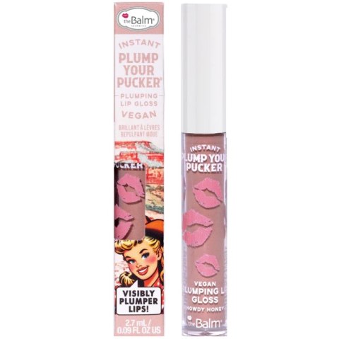 The Balm Instant Plump Your Pucker Plumping Lip Gloss błyszczyk powiększający usta Howdy Honey 2.7ml