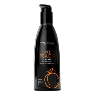 Wicked Water Based Intimate Lubricant lubrykant na bazie wody Sweet Peach 60ml