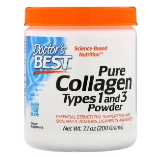 Doctor's Best Pure Collagen Types 1and3 Powder suplement diety w proszku 200g