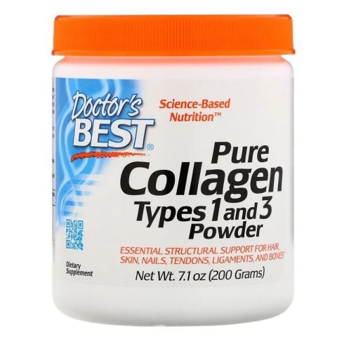 Doctor's Best Pure Collagen Types 1and3 Powder suplement diety w proszku 200g