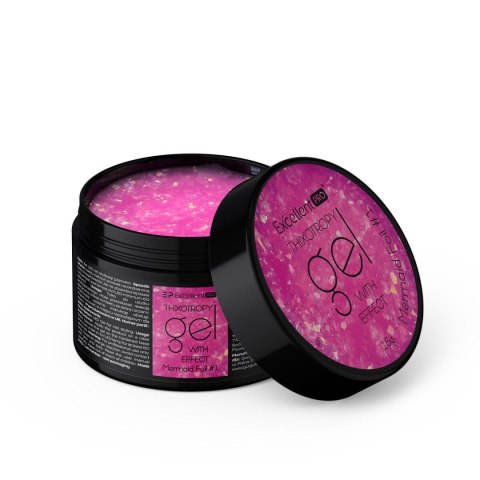 Excellent PRO Thixotropy Gel With Effect żel budujący Mermaid Foil #1 15g