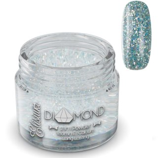 Elisium Diamond 2in1 Powder proszek do manicure tytanowego D08 Frothing Blue 23g