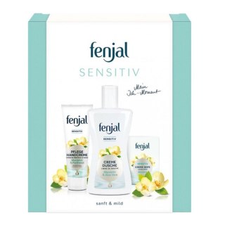 Fenjal Sensitive zestaw krem do rąk 75ml + żel pod prysznic 200ml + mydło w kostce 100g