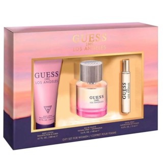 Guess 1981 Los Angeles Women zestaw woda toaletowa spray 100ml + balsam do ciała 200ml + woda perfumowana spray 15ml