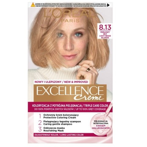 L'Oreal Paris Excellence Creme farba do włosów 8.13 Perłowy Beż