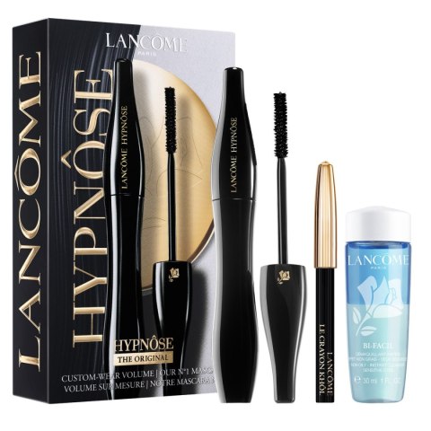 Lancome Hypnose Mascara Gift Set zestaw tusz do rzęs 01 Noir Hypnotic 6.2ml + mini kredka do oczu 01 Noir 0.7g + płyn do demakijażu oczu