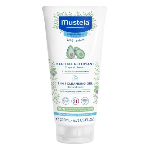 Mustela 2in1 Cleansing Gel żel myjący 2w1 dla dzieci 200ml