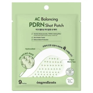 Ongredients AC Balancing PDRN Shot Patch plastry na wypryski 9szt