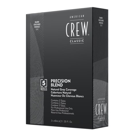 American Crew Precision Blend odsiwiacz do włosów 2-3 Dark 3x40ml