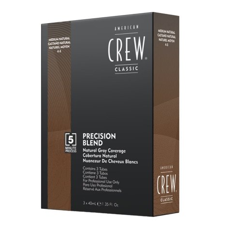 American Crew Precision Blend odsiwiacz do włosów 4-5 Medium Natural 3x40ml