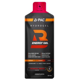 AronPharma B-PAC Energy Gel + Caffeine żel energetyczny z kofeiną Tropical Fruits 60ml