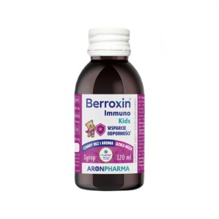 AronPharma Berroxin Immuno Kids syrop z czarnego bzu i aronii dla dzieci 120ml