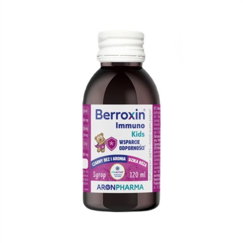 AronPharma Berroxin Immuno Kids syrop z czarnego bzu i aronii dla dzieci 120ml