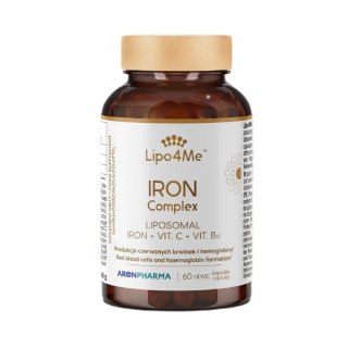 AronPharma Lipo4Me Iron Complex żelazo w kapsułkach suplement diety 60 kapsułek