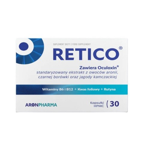 AronPharma Retico wsparcie wzroku suplement diety 30 kapsułek