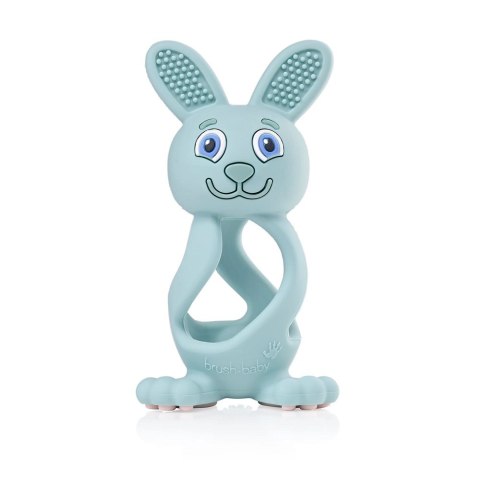Brush-Baby Bobbie Bunny Teether zabawka-gryzak dla niemowląt Eucalyptus Green